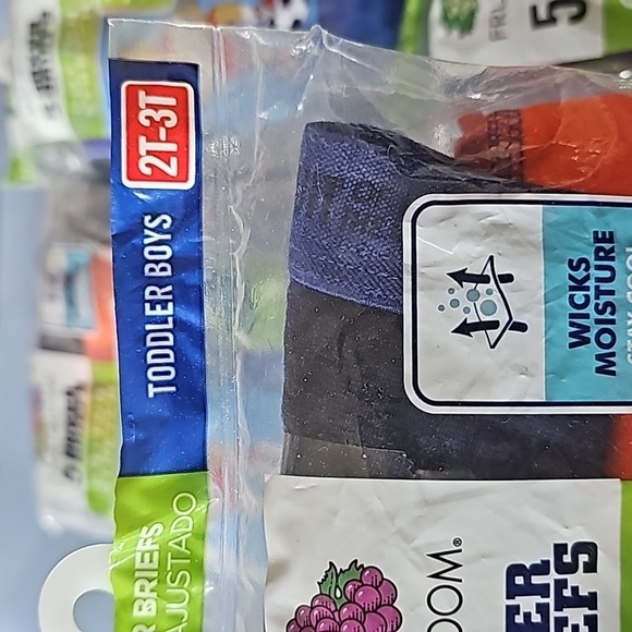 Bundle 4-packs Fruit of the Loom Boxer Briefs 2T-3T - Picture 2 of 4